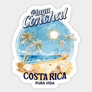 Playa Conchal - Costa Rica 🐚 Sticker